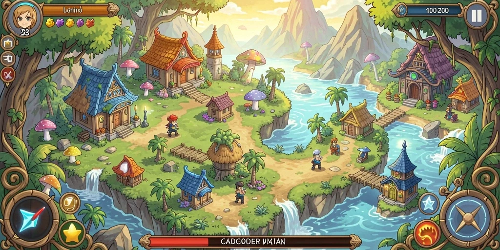 Screenshot menampilkan salah satu level baru yang ditambahkan.