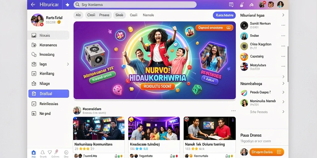 Level permainan yang menantang dan seru.