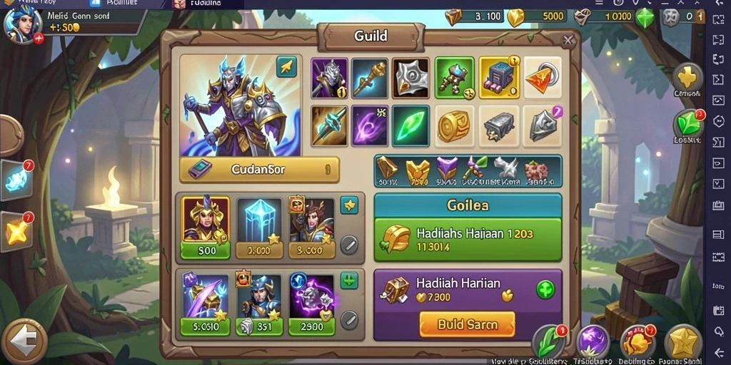 Screenshot memperlihatkan fitur turnamen dalam aplikasi.